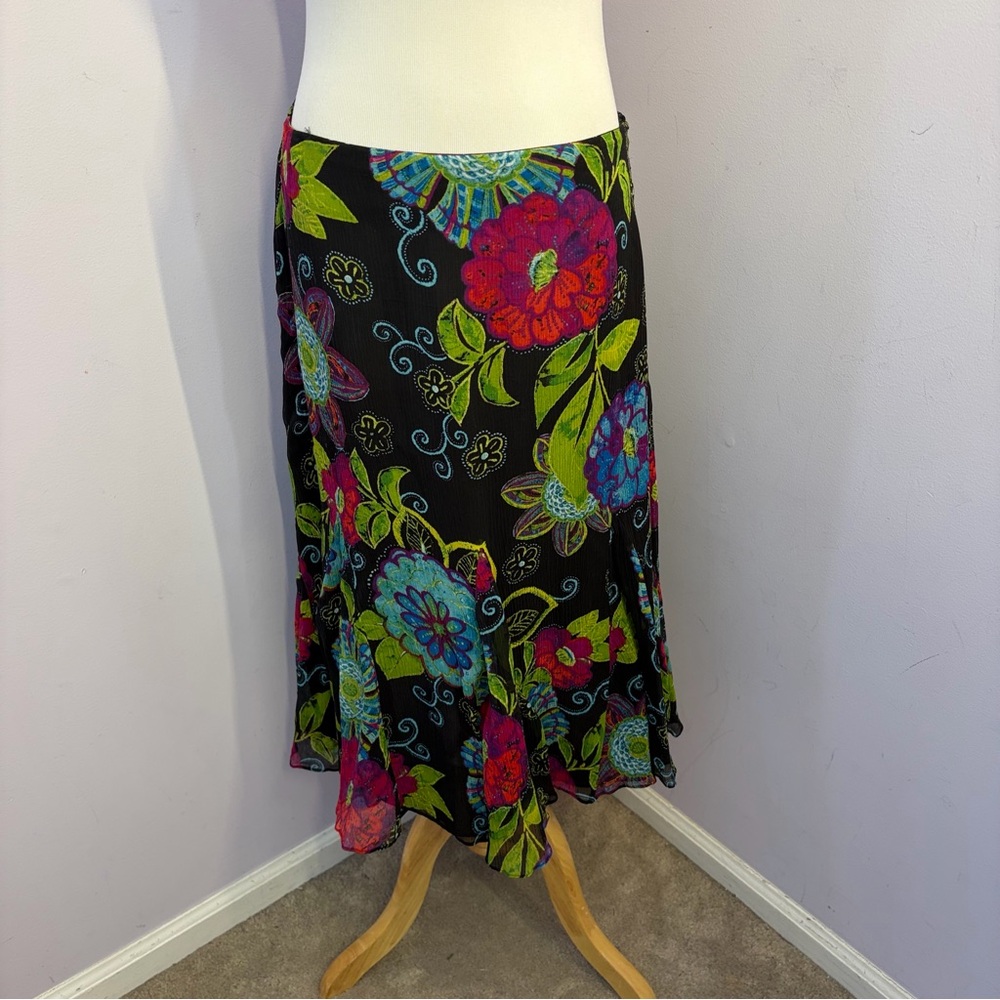 Chico's Silk Skirt, Size 1(8)